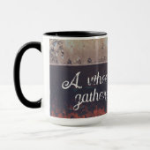 Mug rouille brun rouge Abstrait (Gauche)