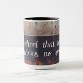 Mug rouille brun rouge Abstrait (Centre)