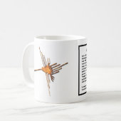 Mug Rouille de colibri de Nazca (Devant gauche)