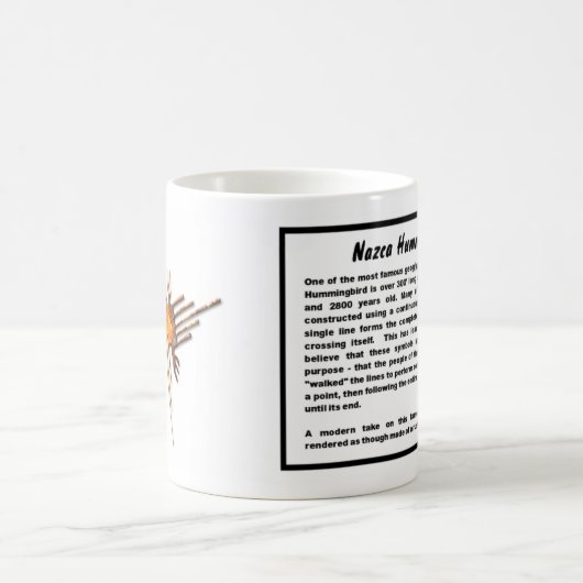 Mug Rouille de colibri de Nazca (Centre)