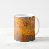 Mug rouille sur le fer comme arrière-plan, abstrait, s (Devant droit)