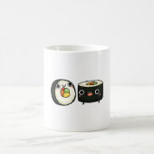 Mug Roulades de sushi Kawaii joyeuses (Centre)