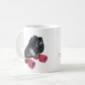 MUG ROULEAU DERBY SEULEMENT QUE LES FORTS SURVIVENT (Devant gauche)