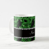Mug Rouleau vert nommé fait sur commande Derby de (Devant gauche)