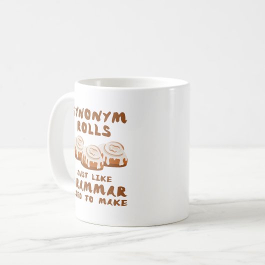 Mug Rouleaux Synonyme (Devant gauche)