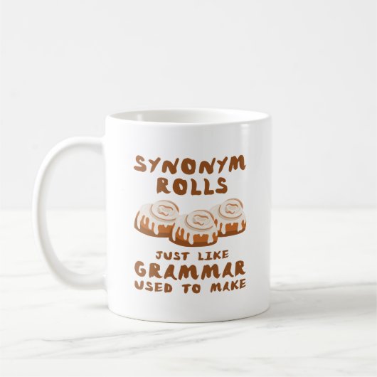 Mug Rouleaux Synonyme (Gauche)