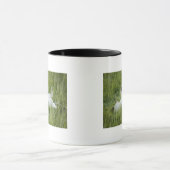 Mug Roulement de lion dans l'herbe grande, Afrique (Centre)