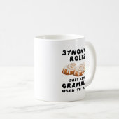 Mug Roulements de synonymes (Devant droit)