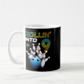 Mug Rouler Dans 9 Fête D'anniversaire Rétro Bowling 9è (Gauche)