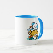 Mug Rouler En Mai Comme De Joyeux Pups - Mignonne Chie (Devant droit)