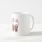 Mug Rouler sur la boue des Rollerblades agressives (Devant droit)