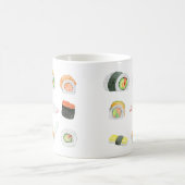 Mug Roulés de sushi à l'aquarelle (Centre)