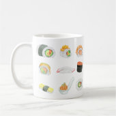Mug Roulés de sushi à l'aquarelle (Gauche)