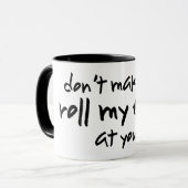 Mug Roulez mes yeux (Devant gauche)