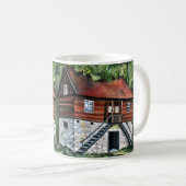 Mug Roumanie - Maison traditionnelle transylvanienne (Devant droit)