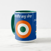 Mug RoundelMug de l'armée de l'air indienne (Devant gauche)