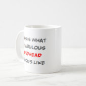 Mug rousse fabuleuse (Devant gauche)