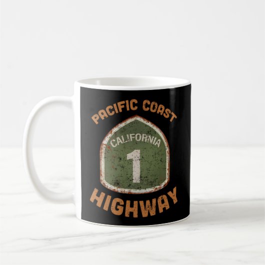 Mug Route 1 de la Côte Pacifique (Gauche)