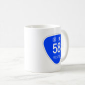 Mug Route 58 国 de café 道58号 線 (Devant droit)