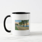 Mug Route 5 Vue du lac Seneca (Gauche)