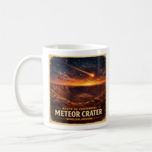 Mug Route 66 Atmosphère du cratère de météorite du cen