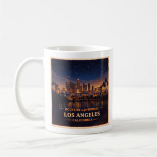 Mug Route 66 Centenaire Skyline de Los Angeles