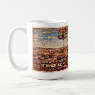 Mug Route 66 Forêt Pétrifiée Centenaire