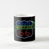 Mug Route 66 Mère Route Symbole néon (Centre)