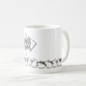MUG ROUTE À LA DAME FOLLE DE LAPIN (Devant droit)