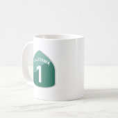 Mug Route de Côte Pacifique de l'itinéraire 1 d'état (Devant gauche)