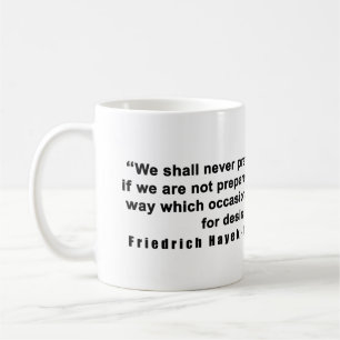 Mug Route de Friedrich Hayek à la citation de
