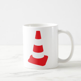 Mug route des cônes de signalisation routière
