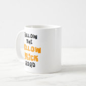Mug route en brique jaune (Devant gauche)
