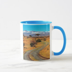 Mug Route et chaîne de cathédrales enneigées, Champagn