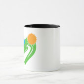 Mug Route sinueuse Nature Cœur (Centre)