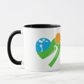 Mug Route sinueuse Nature Cœur (Gauche)