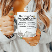 Mug Routine de café tôt le matin à la ferme Recette