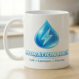Mug Routine de Réhydratation Rapide au Citron Sel Miel