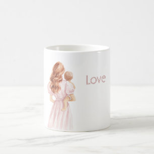 Mug Roux Robe Rose Amour Bébé