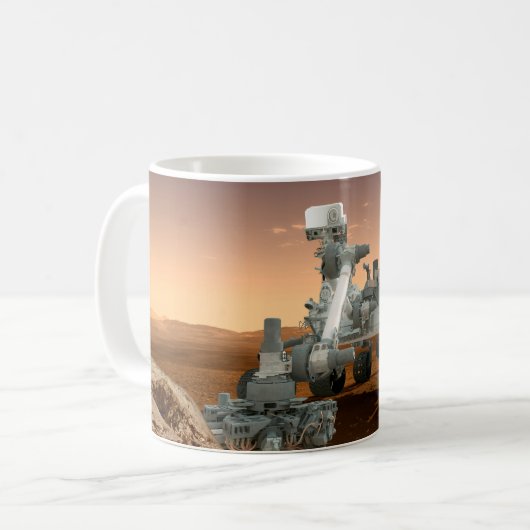 Mug Rover Curiosity Du Laboratoire Scientifique Mars.  (Devant gauche)