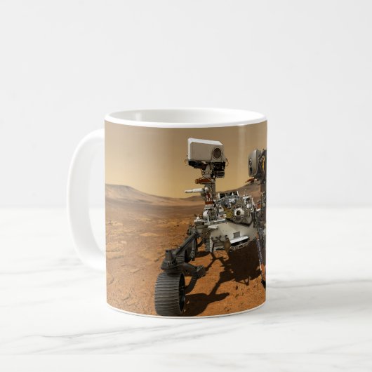 Mug Rover De La Persévérance Qui Fonctionne Sur La Sur (Devant gauche)