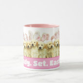 Mug Row of Puppy Bunnies (Centre)