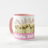 Mug Row of Puppy Bunnies (Devant gauche)