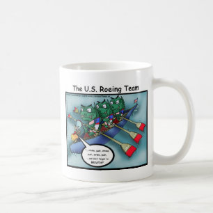 Mug Rowing US (Équipe d'aviron T-shirts drôles Cartes