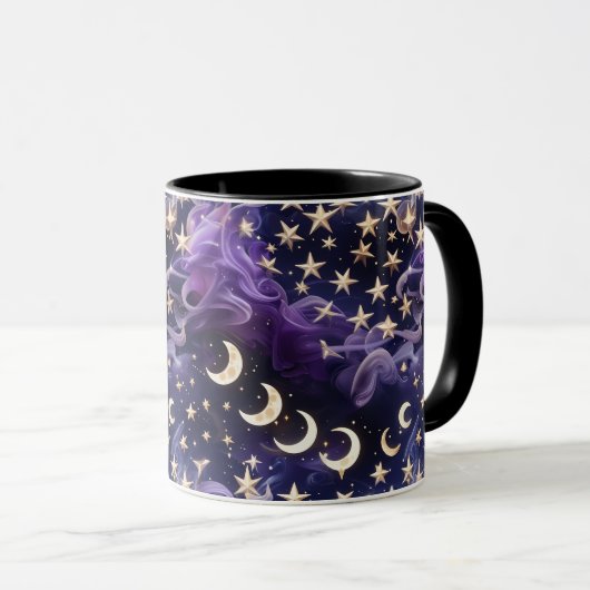Mug - Royal Amethyst Celestial Moon (Devant droit)