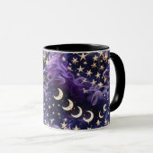 Mug - Royal Amethyst Celestial Moon Mok (Voorkant rechts)