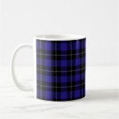 Mug Royal Blue Black Plaid (Gauche)