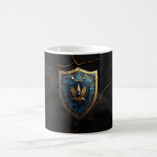 Mug Royal Blue Eagle Crest Gaming    (Centre)
