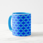 Mug Royal Blue Modern Motif tendance (Devant gauche)