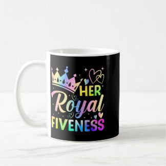 Mug Royal Fiveness 5e anniversaire 5 ans pour filles